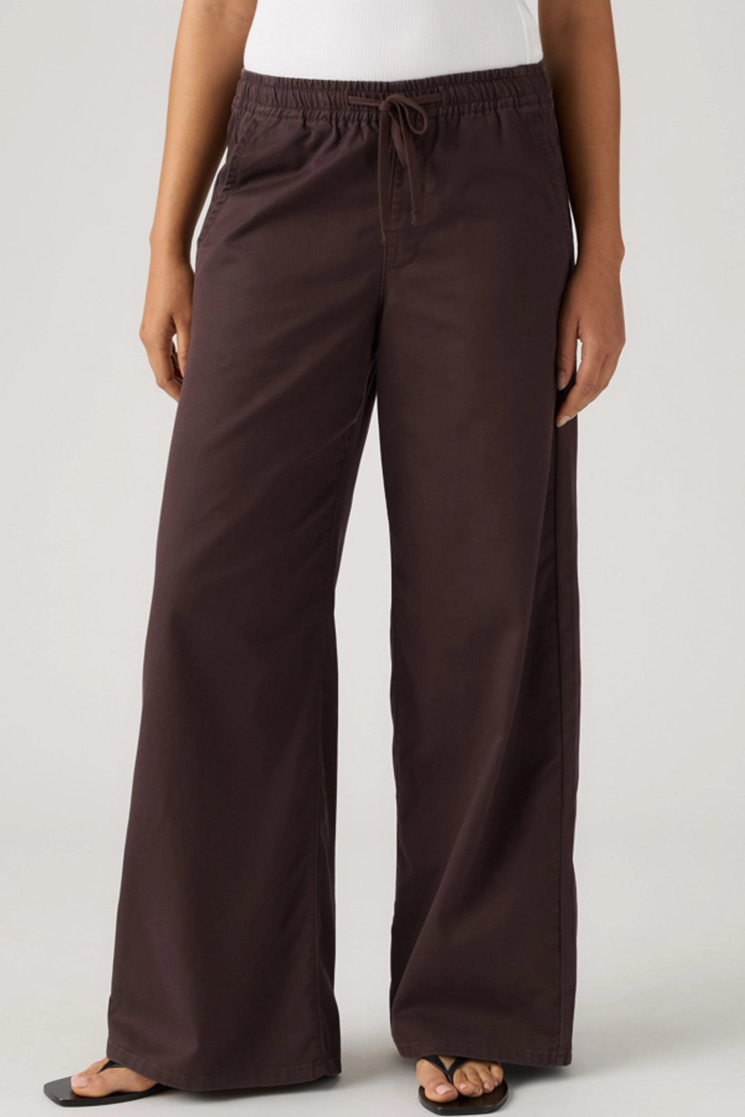 Levi's Essential Wide Leg Pants (Plus Size) - Femme - Beige / Travertine - XS - 2
