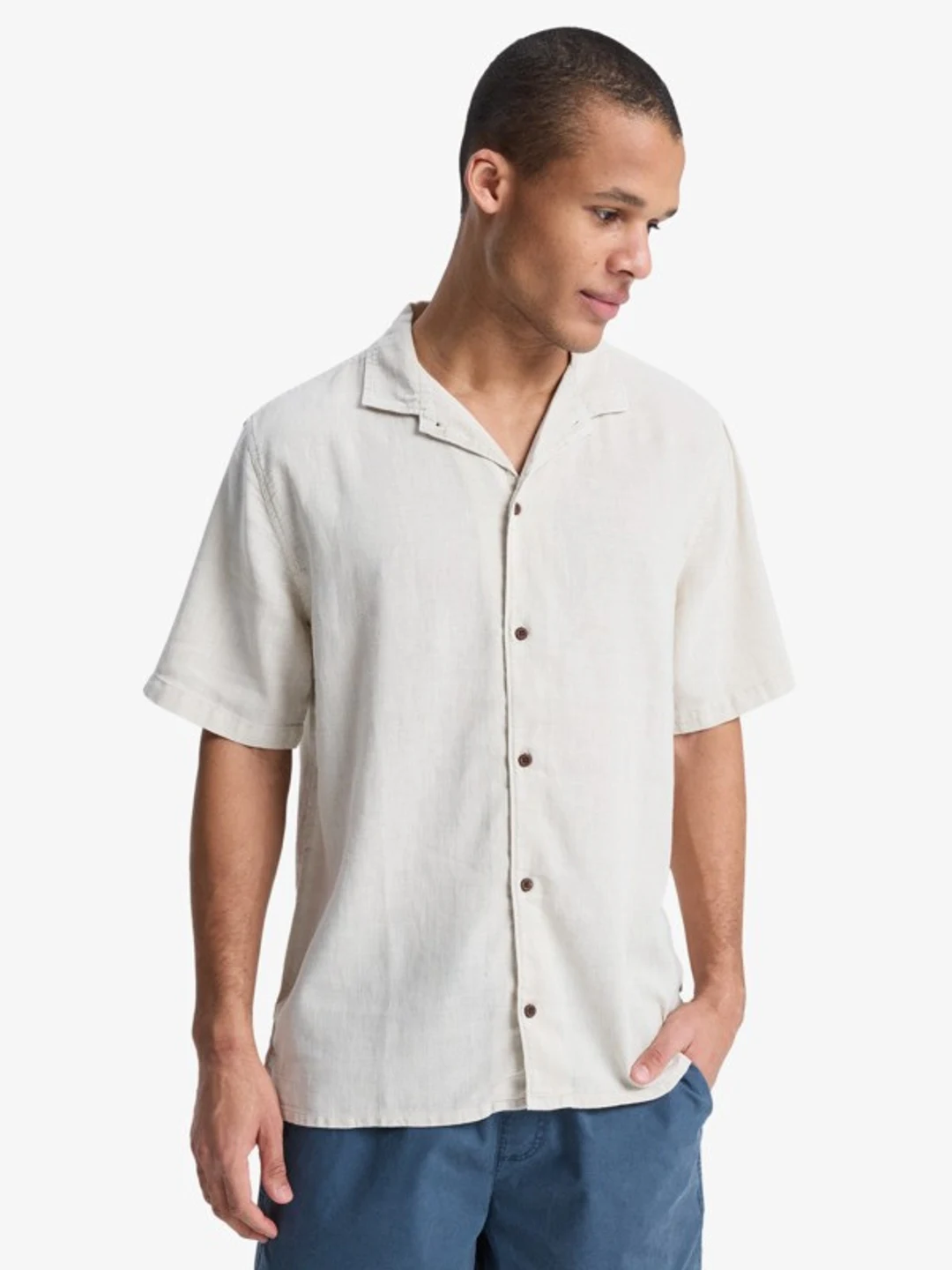 Sunrise - Chemise à manches courtes pour Homme Marron