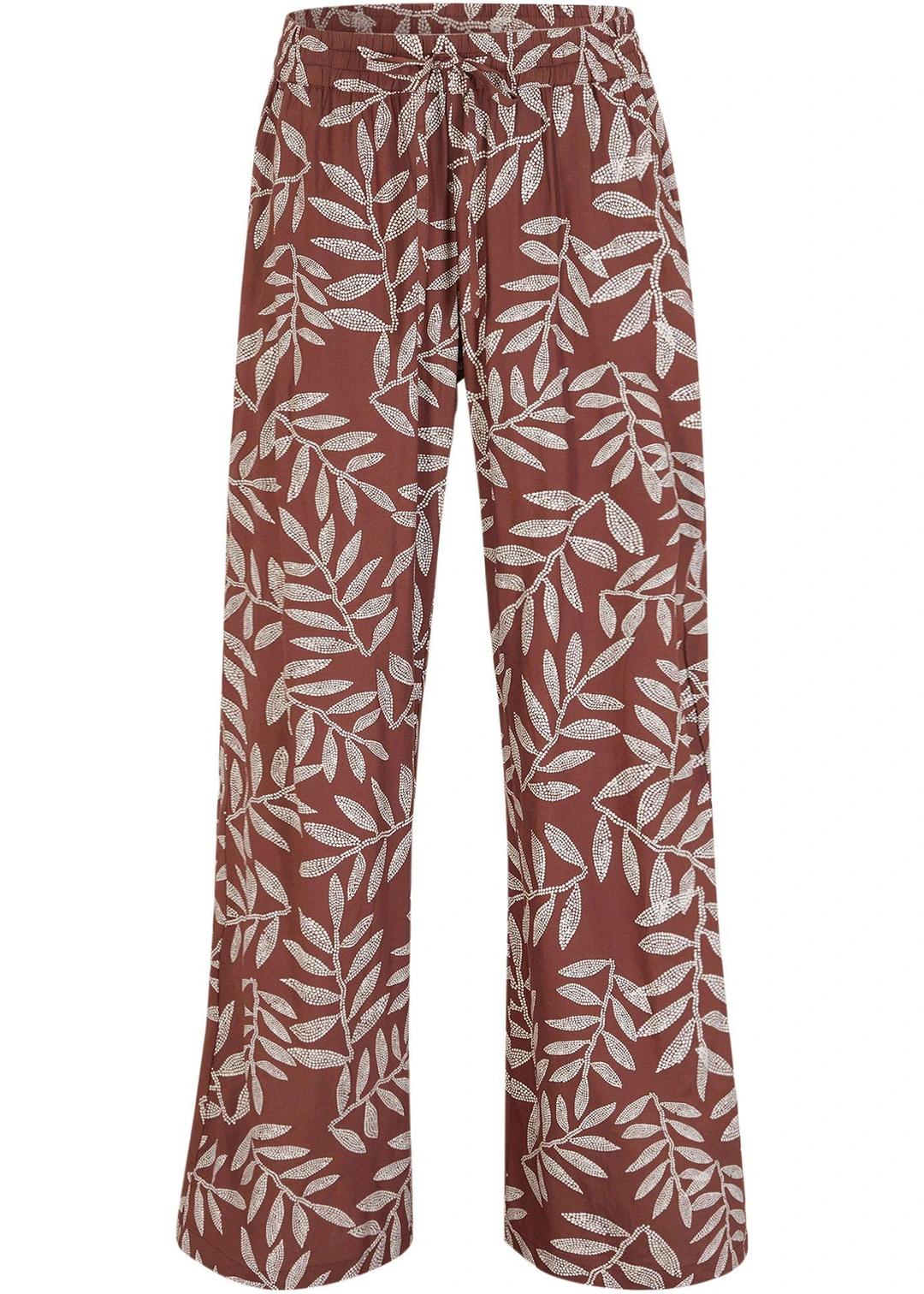 Pantalon palazzo en viscose