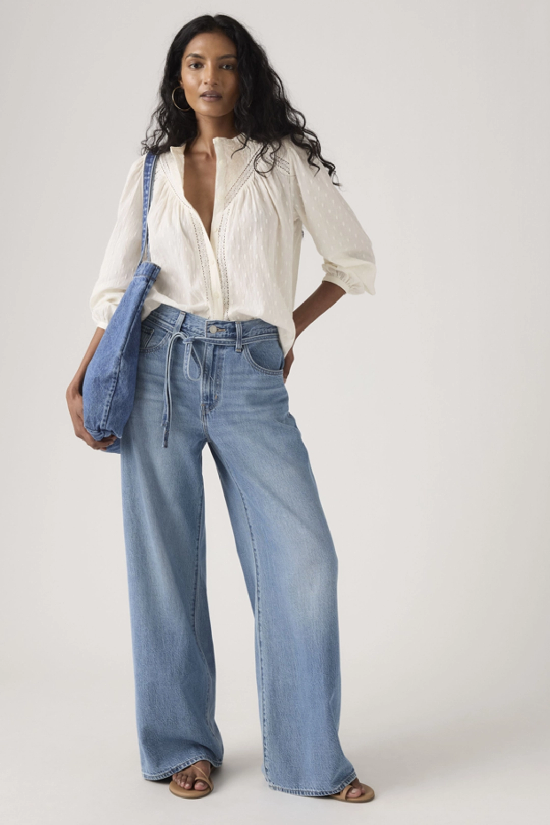 Levi's Jean XL Straight - Femme - Bleu / Good Grades Tencel - 32X31