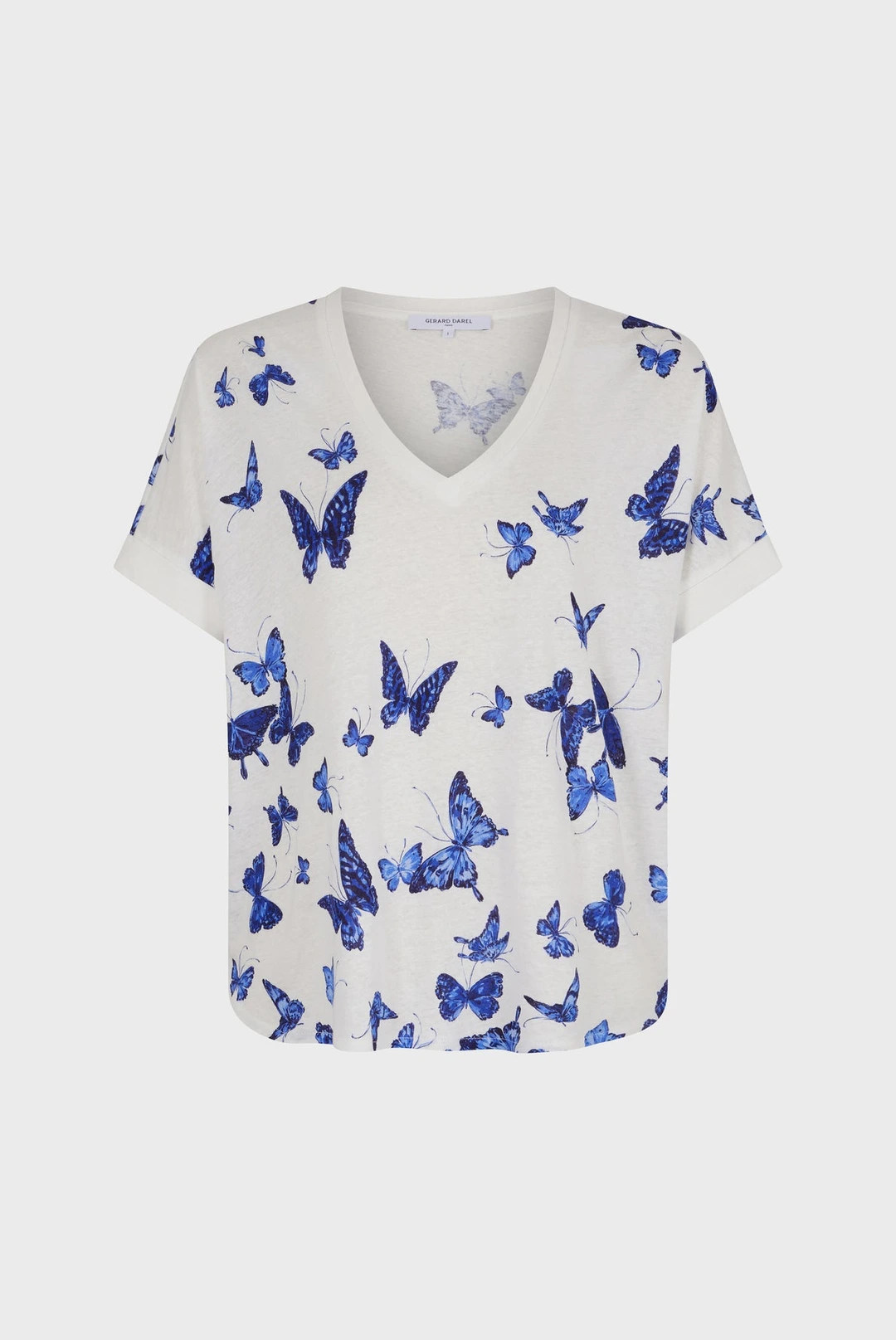 T-shirt en coton papillons - MIRELA - Electrique