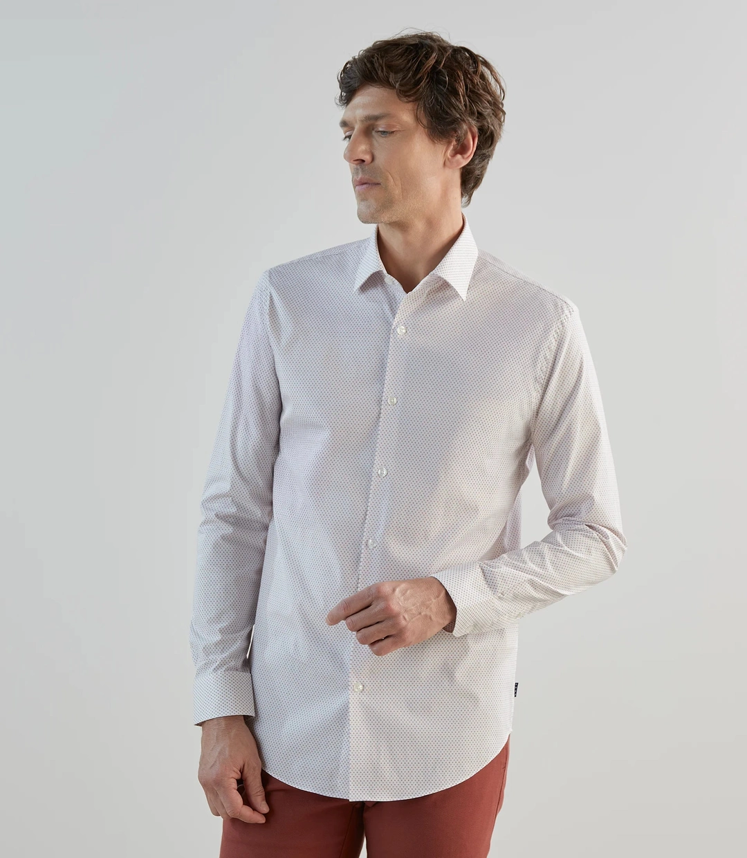 IZAC - Chemise fantaisie blanche