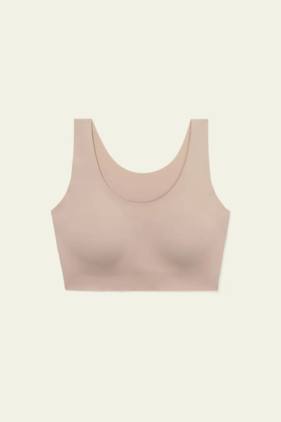 LILYSILK Brassiere En Soie Abricot Clair Pas De Boucles Arrière Inconfortables Taille Unique Convenant À La Plupart Léger Et Doux taille unique