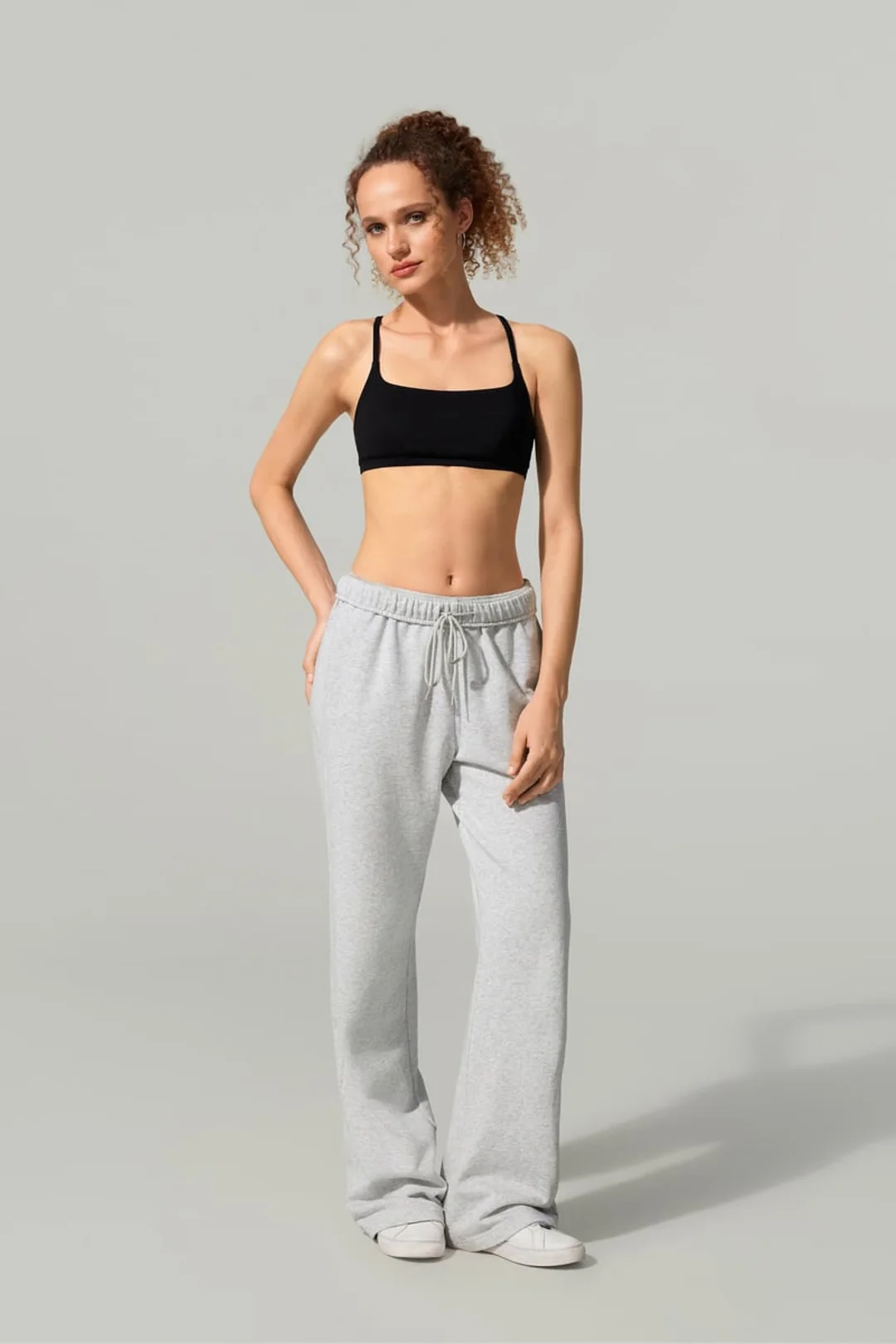 LILYSILK Pantalon Seamflow Stride Noir S - Confort Soyeux SILKERRY , Coupe Droite Ajustée, Poches Latérales, Idéal Détente