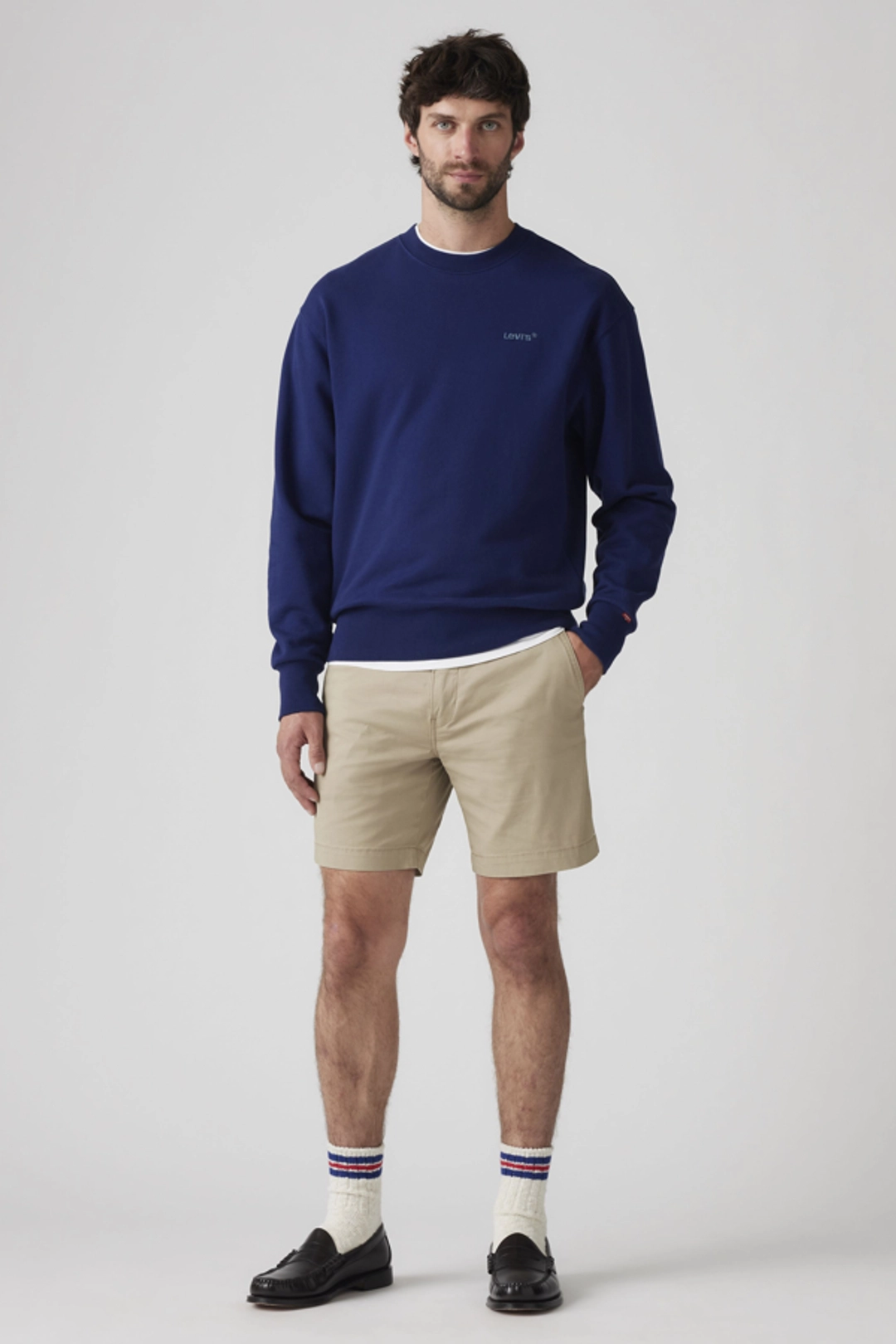 Short Fuselé Levi's XX Chino - Homme - Bleu / Baltic Navy - 38X9