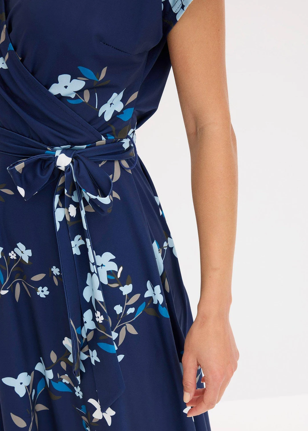 Robe en jersey style portefeuille - 3
