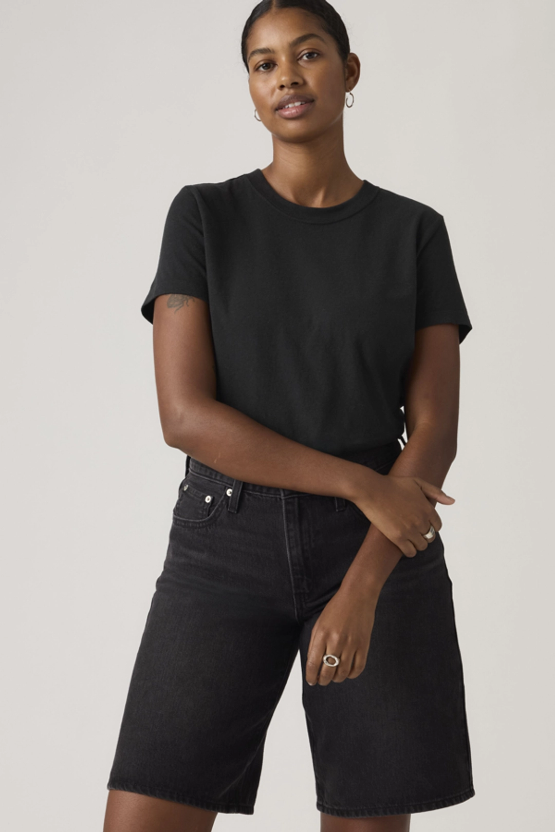 Levi's T Shirt Flammé Favorite - Femme - Blanc / Bright White - XS