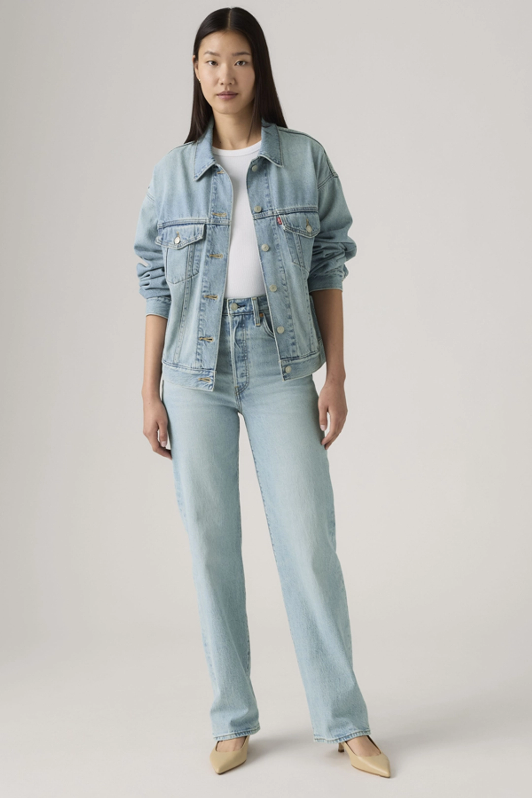 Levi's Jean Ribcage Longueur NorHomme - Femme - Bleu / Apply Now - 34X32