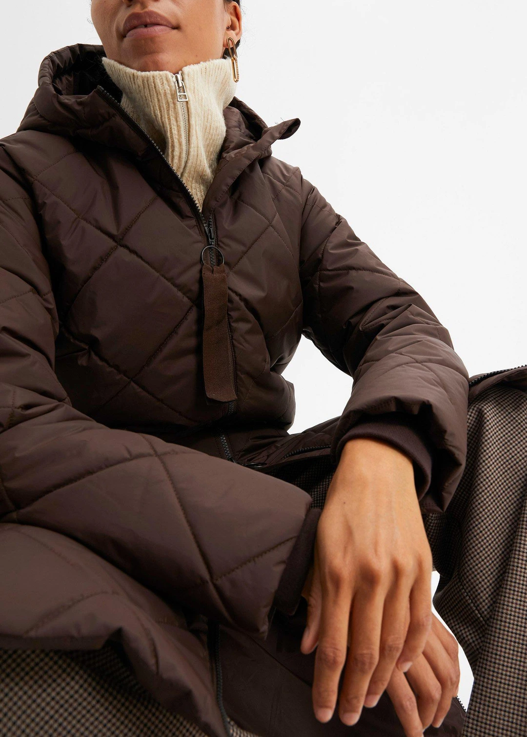 Manteau matelassé et rembourré à capuche - 3