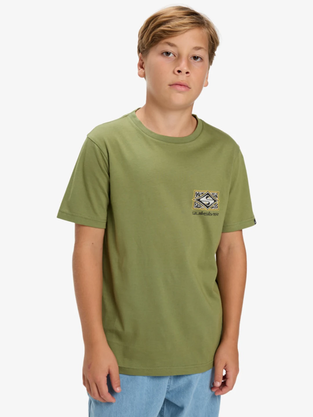 Evo Crisis - T-Shirt à manches courtes pour Garçon 8-16 ans Jaune