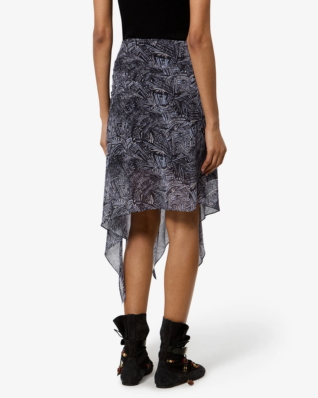 Jupe Taylora - Femme - Bleu Nuit - Taille 42 - 3