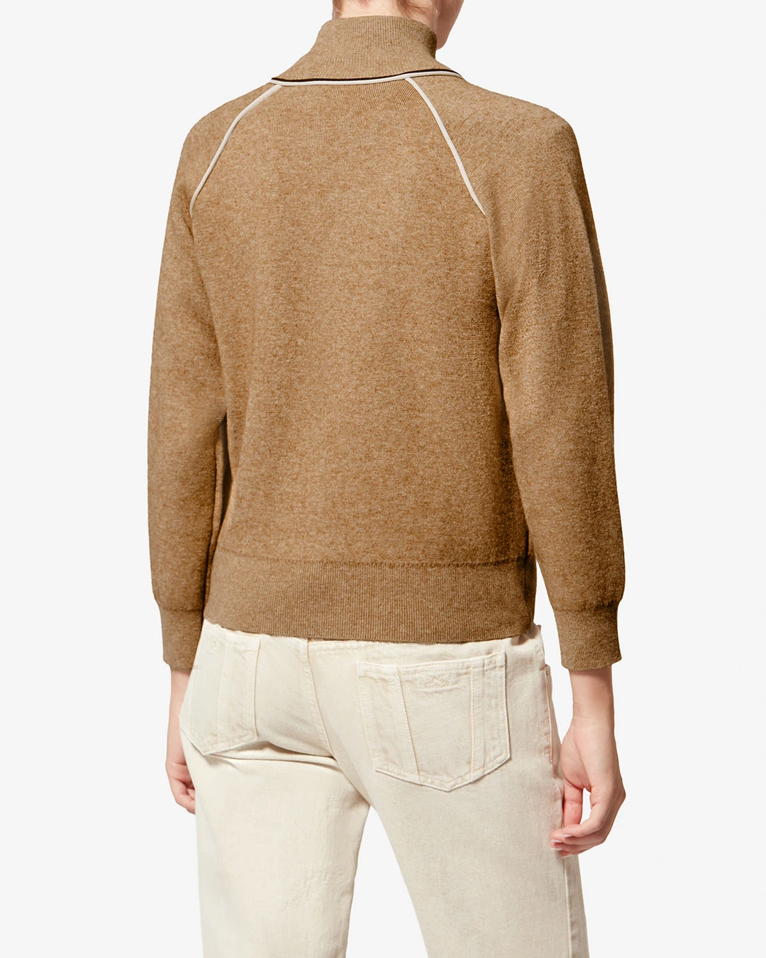 Cardigan Lanya - Femme - Camel-gris Clair - Taille 42 - Marant Étoile - 3