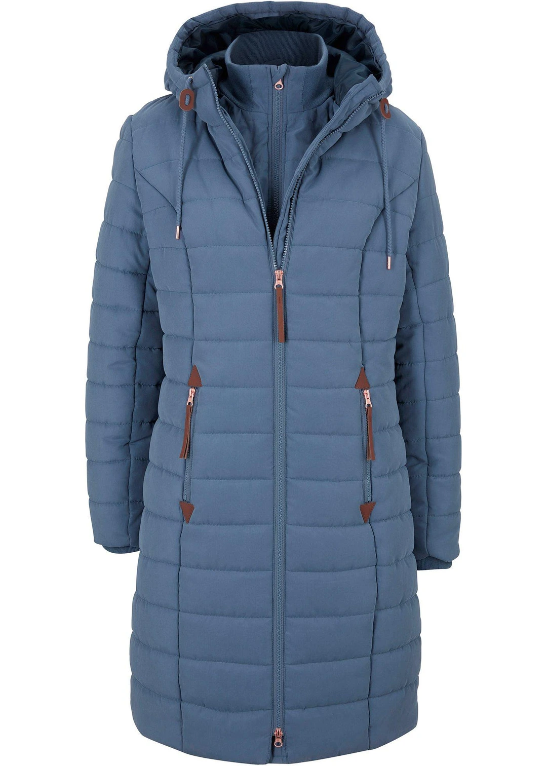 Doudoune longue, style 2 en 1