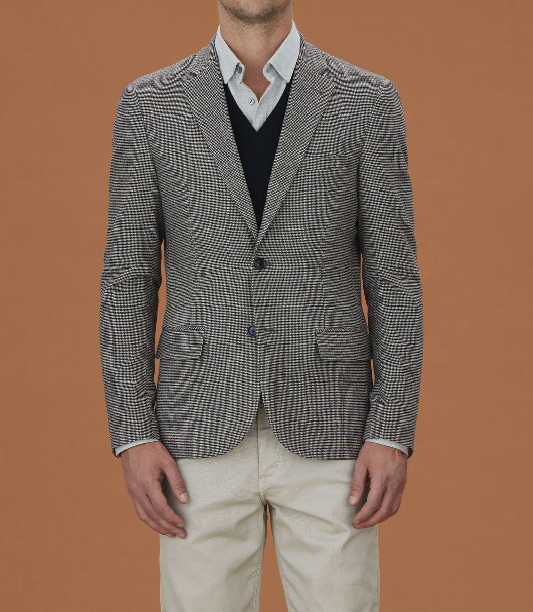 IZAC - Veste Casual marron ''Implicite''