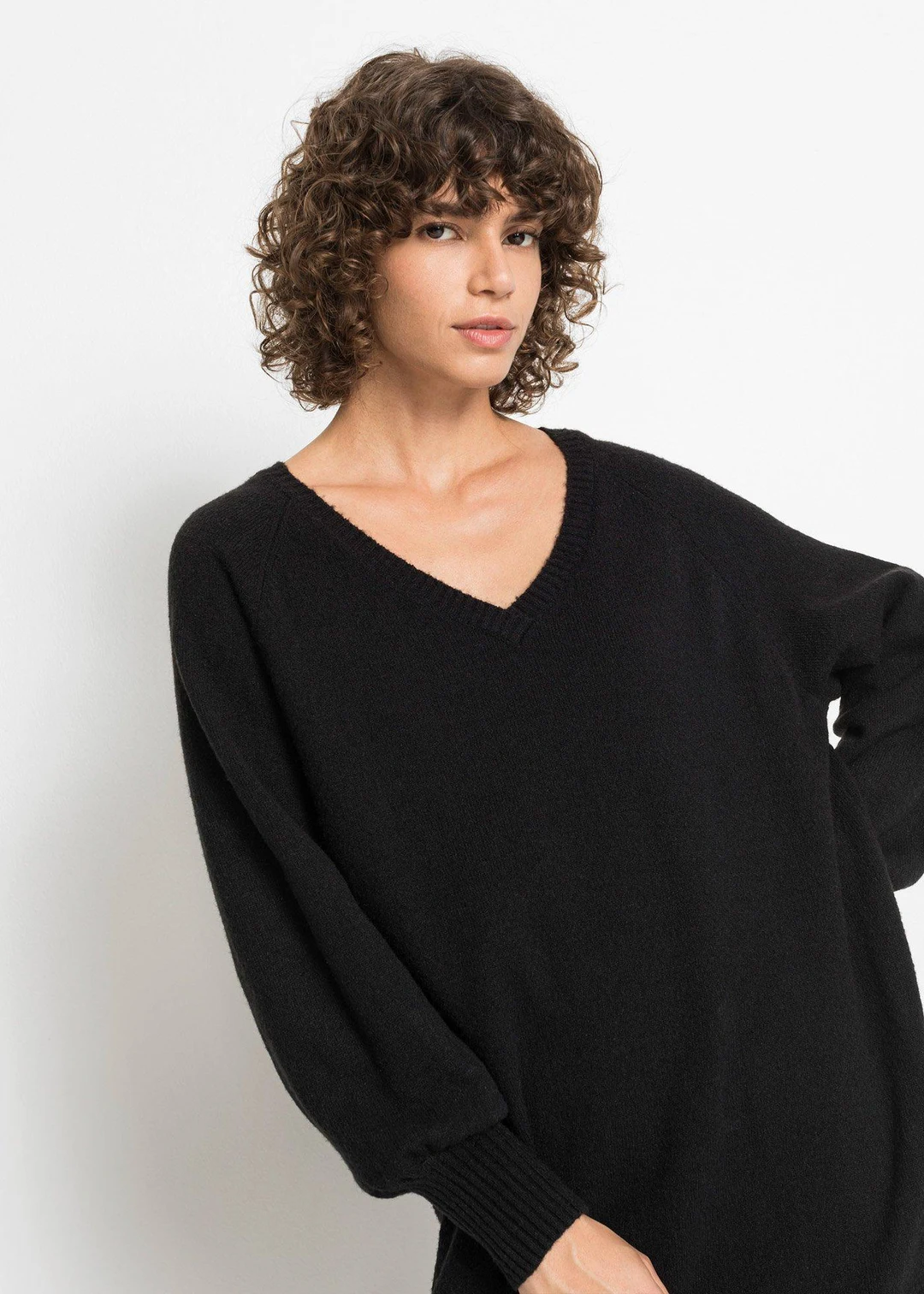 Robe midi oversize en maille - 3