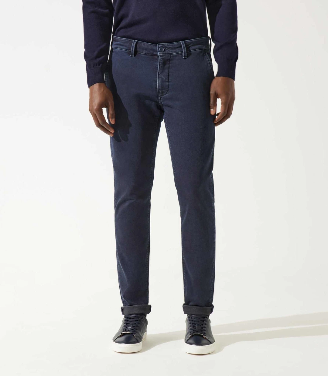 IZAC - Pantalon chino marine VAILLEBT