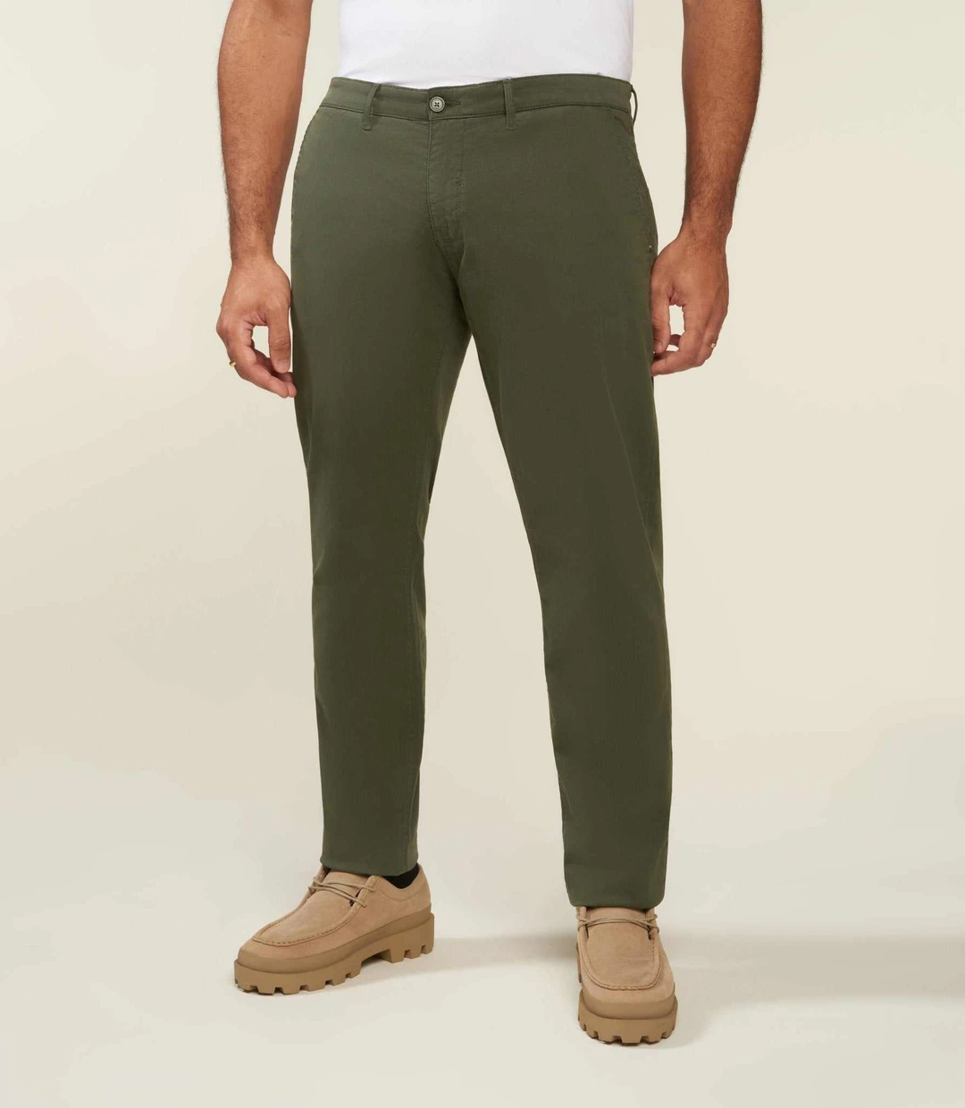 IZAC - Pantalon chino kaki VALORBT
