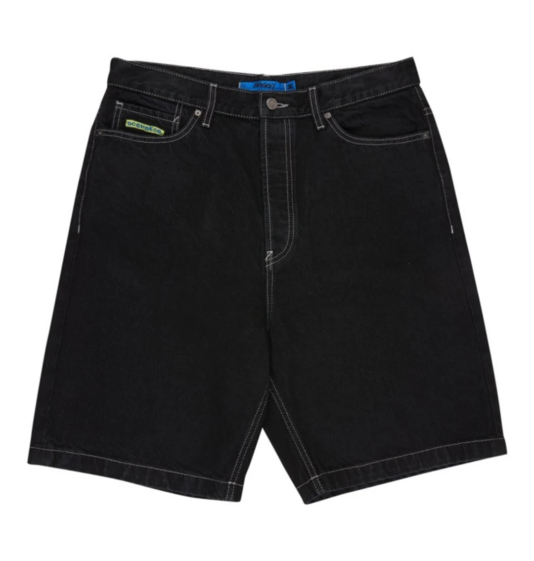 Baggy - Short en denim Noir Homme