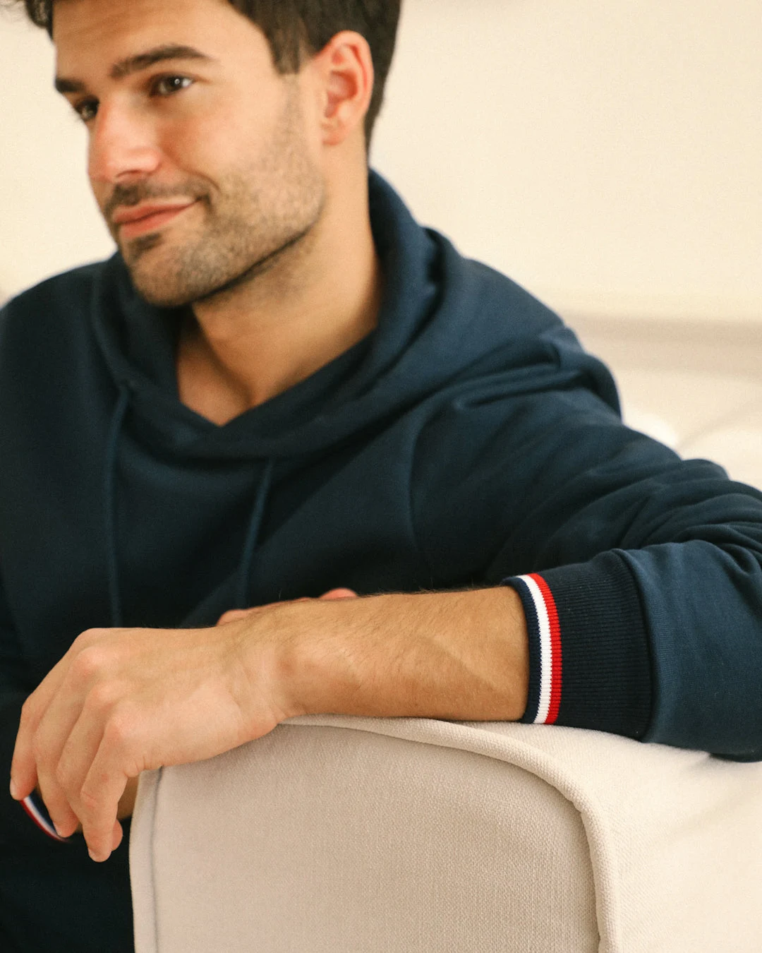 SWEAT À CAPUCHE BLEU ÉDITION LIMITÉE | HIPPOLYTE | COTON BIO