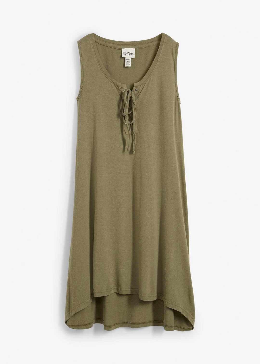 Robe en jersey à laçage