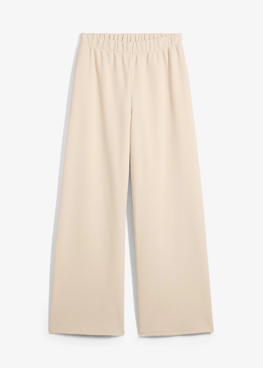 Pantalon large en maille piquée