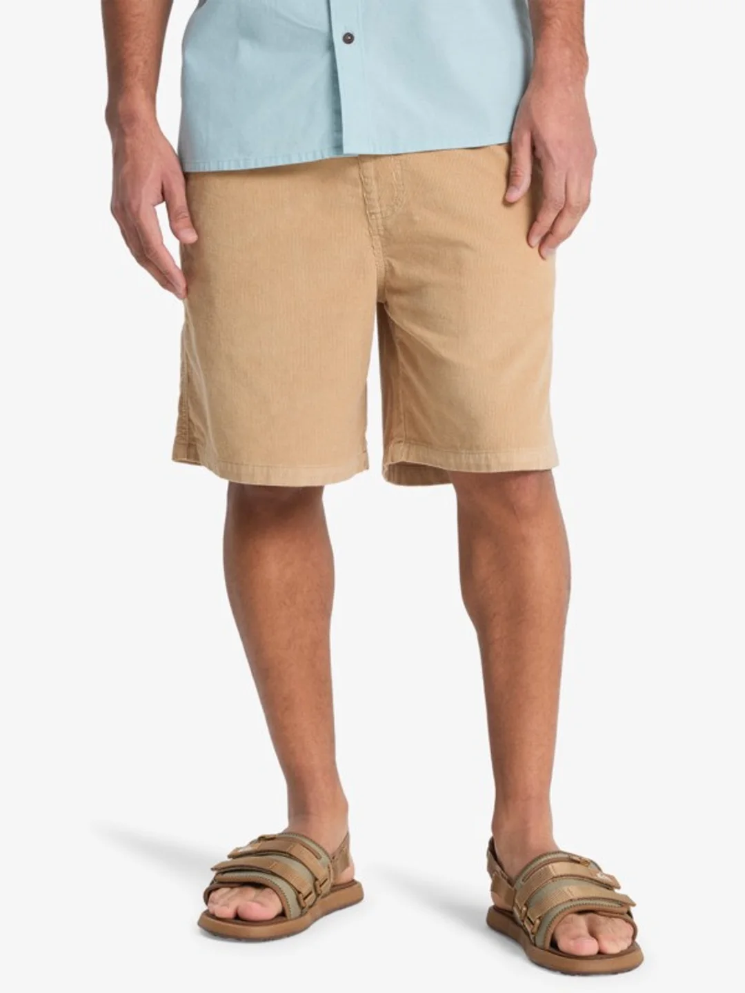 Taxer 18" - Walkshort en velours côtelé pour Homme Gris