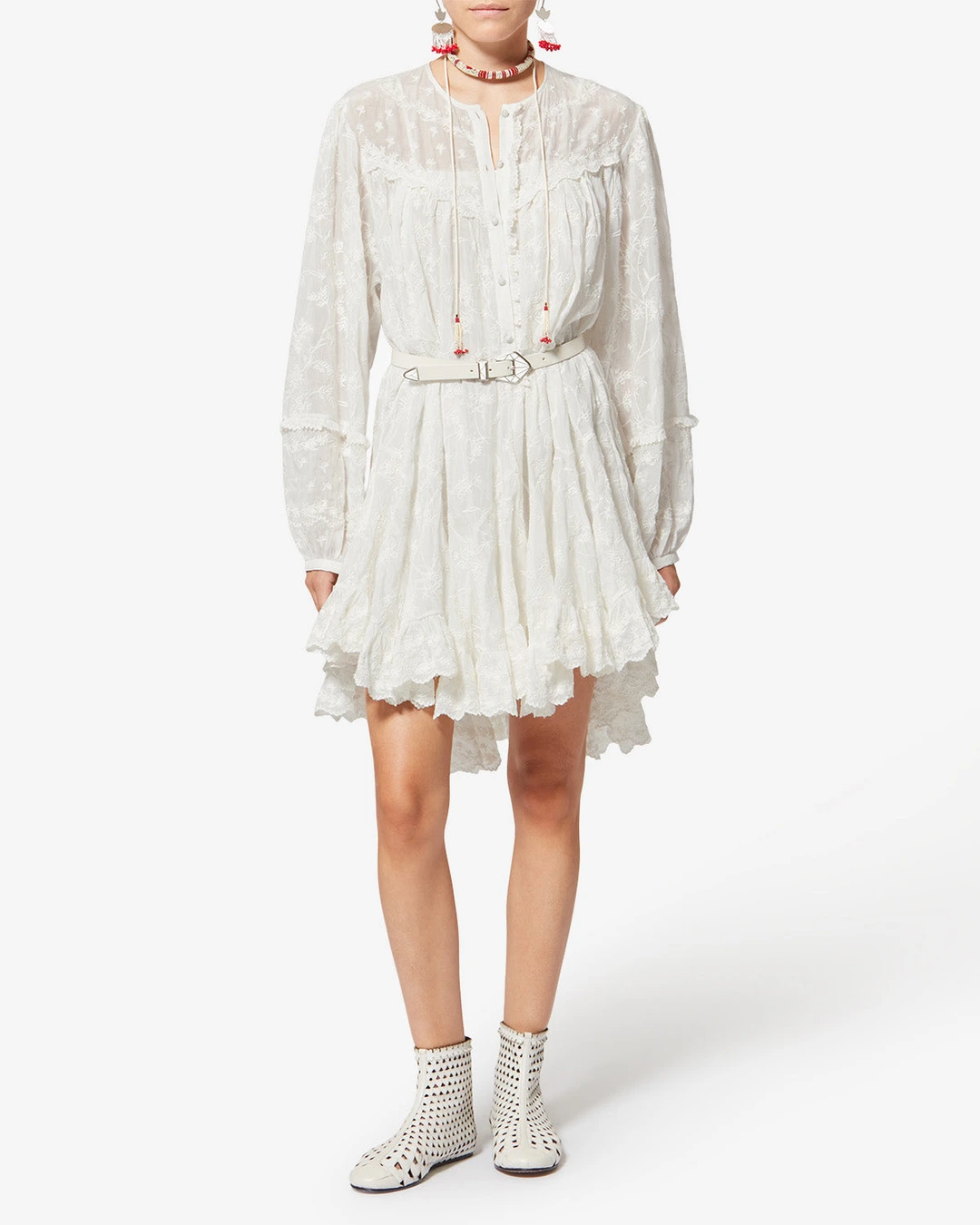 Robe Zame - Femme - Blanc - Taille 40 - 4