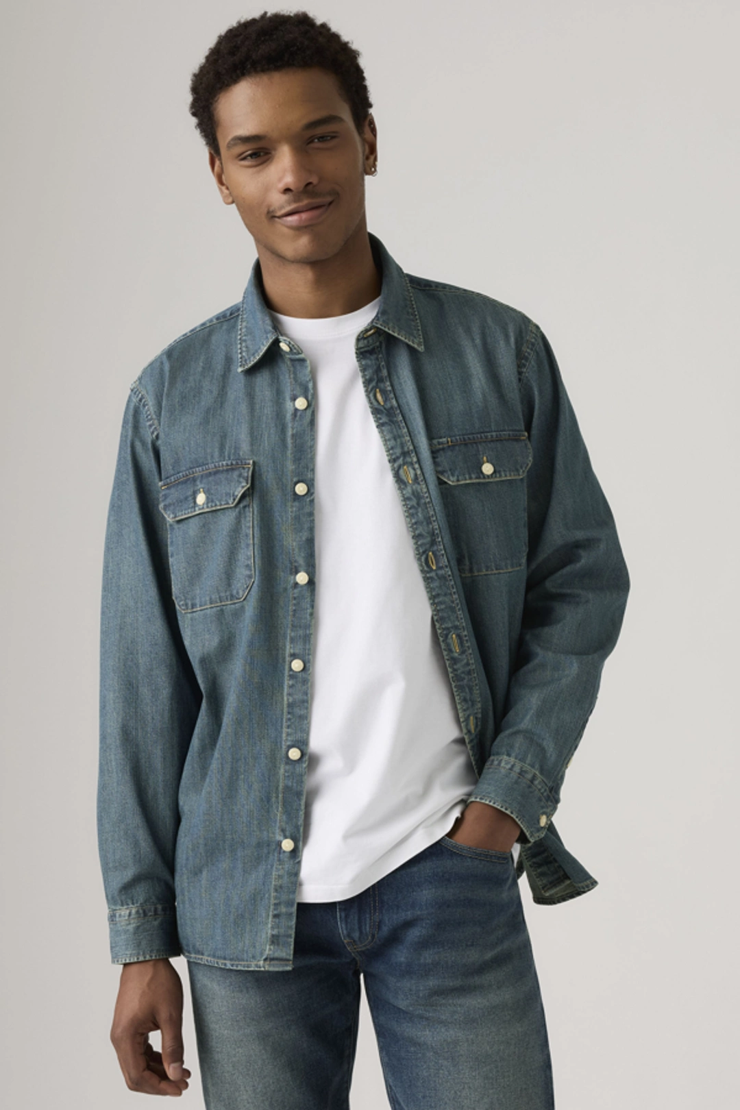 Levi's Surchemise Jackson Worker - Homme - Noir / Cosmo Washed Black - 2XL