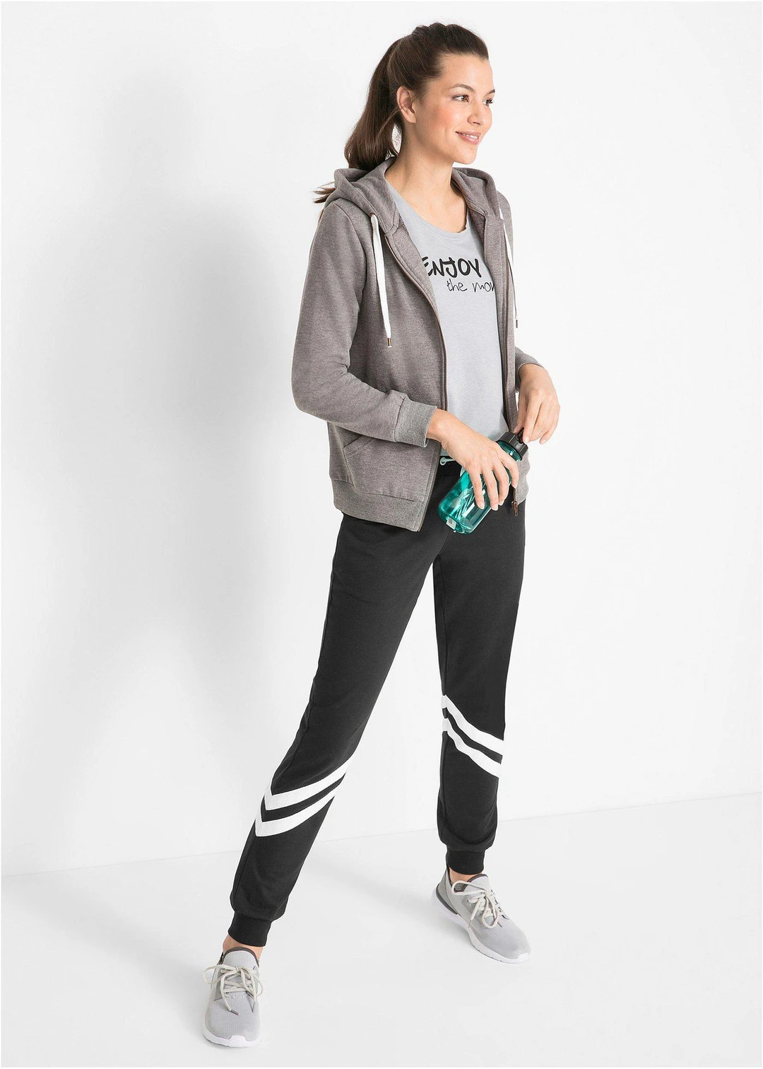 Pantalon en molleton à rayures