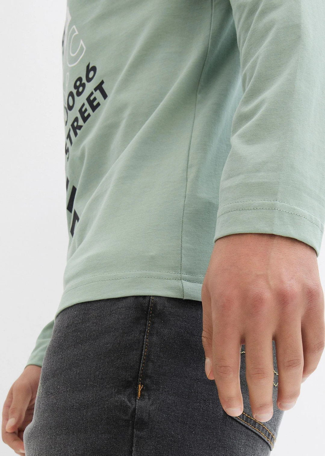 T-shirt manches longues 100% coton - 3
