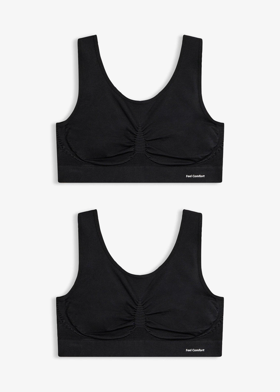 Lot de 2 brassières sans couture Feel Comfort