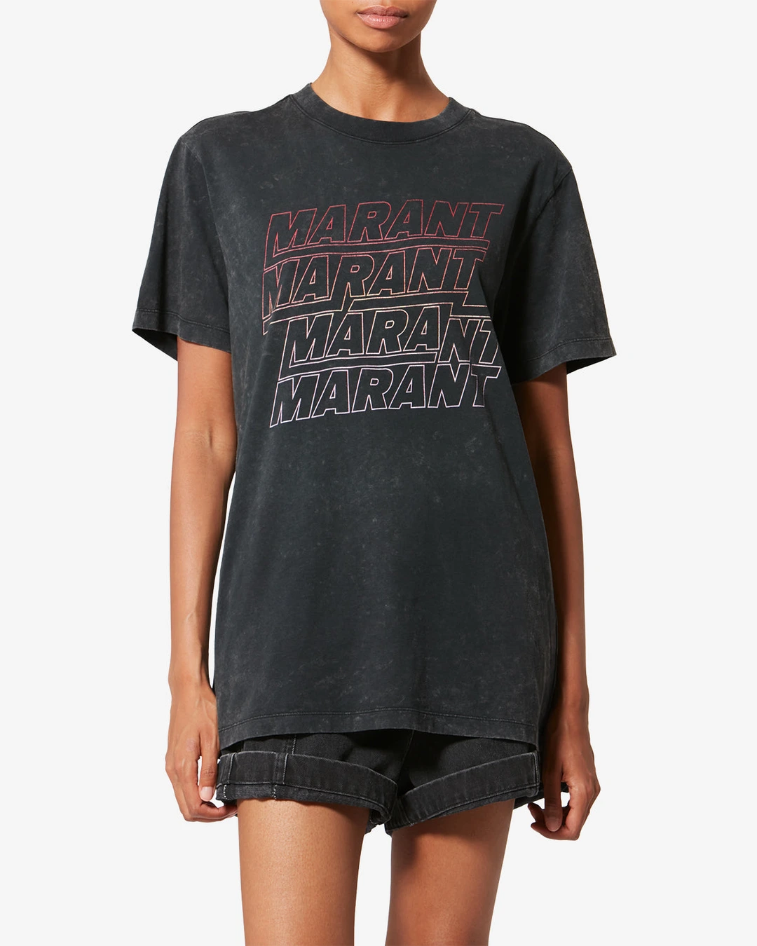 Tee Shirt Zoeline - Femme - Noir - Taille L - Marant Étoile