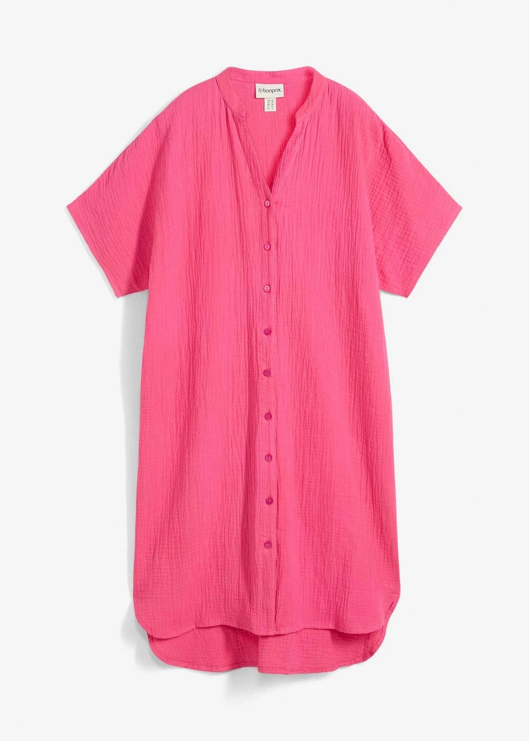Robe-chemise 100% coton