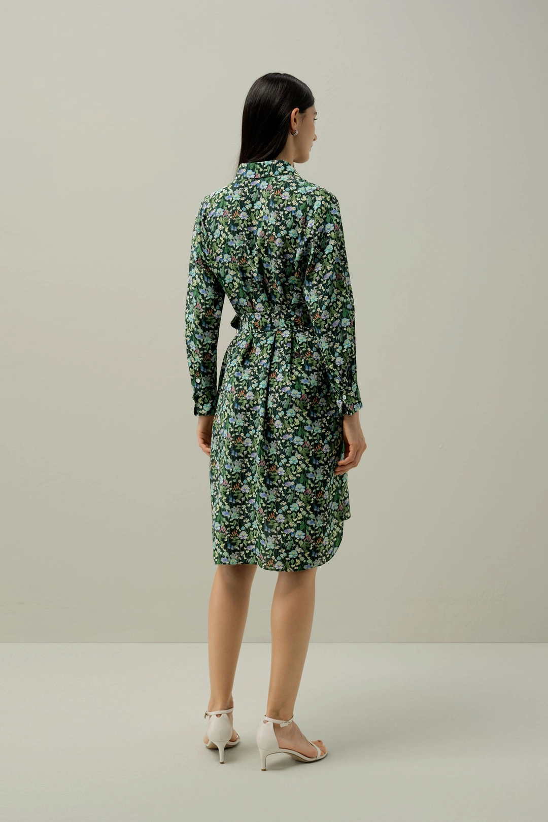LILYSILK Robe En Soie Fairytale Forest 100% Soie De Mûrier Sophistiqué Et Élégant Fairytale Forest M