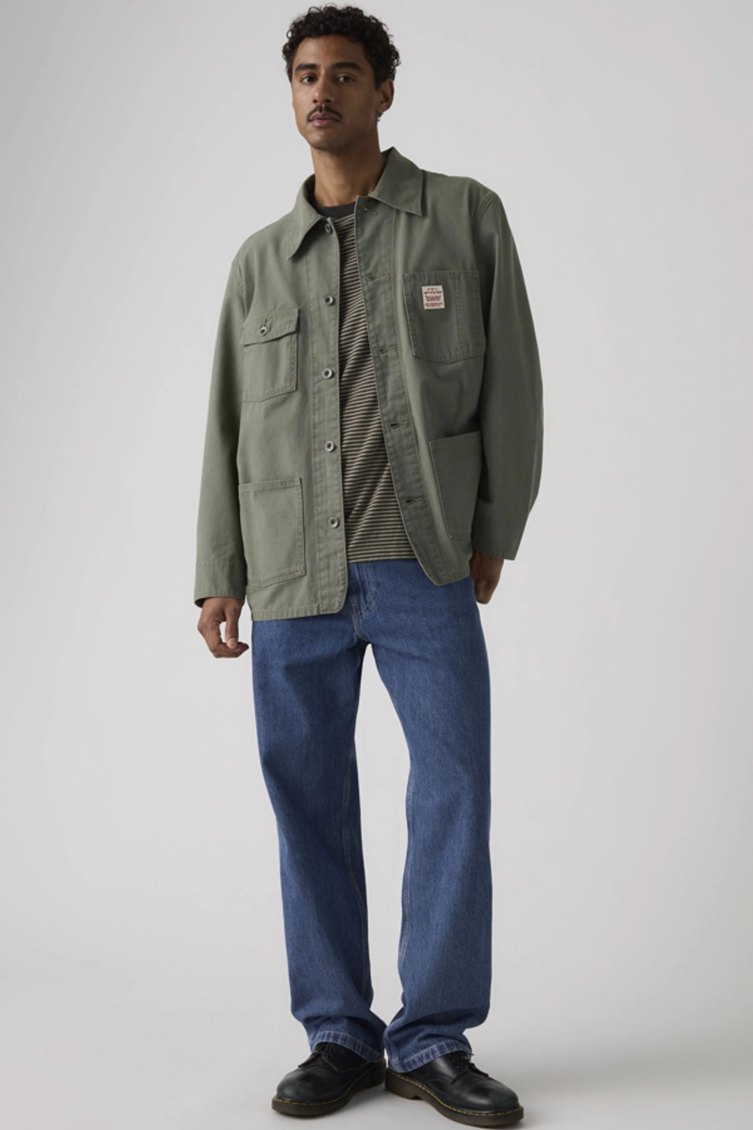 Levi's Jean 568 Loose Straight Carpenter - Homme - Bleu / Medium Indigo Stonewash - 38X34 - 2