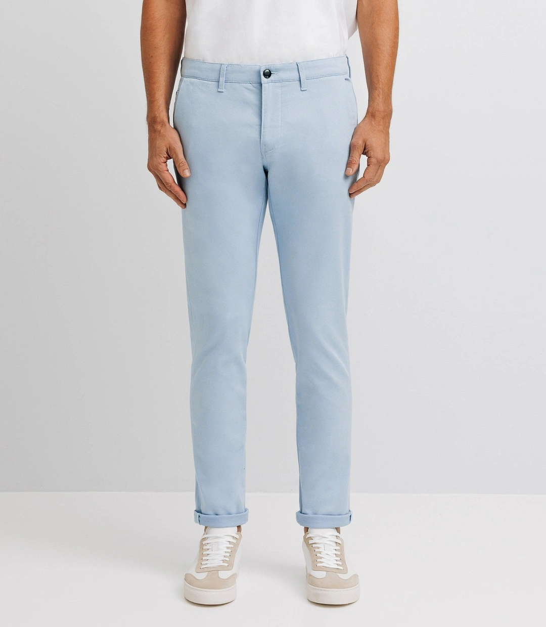 IZAC - Pantalon slack bleu ciel