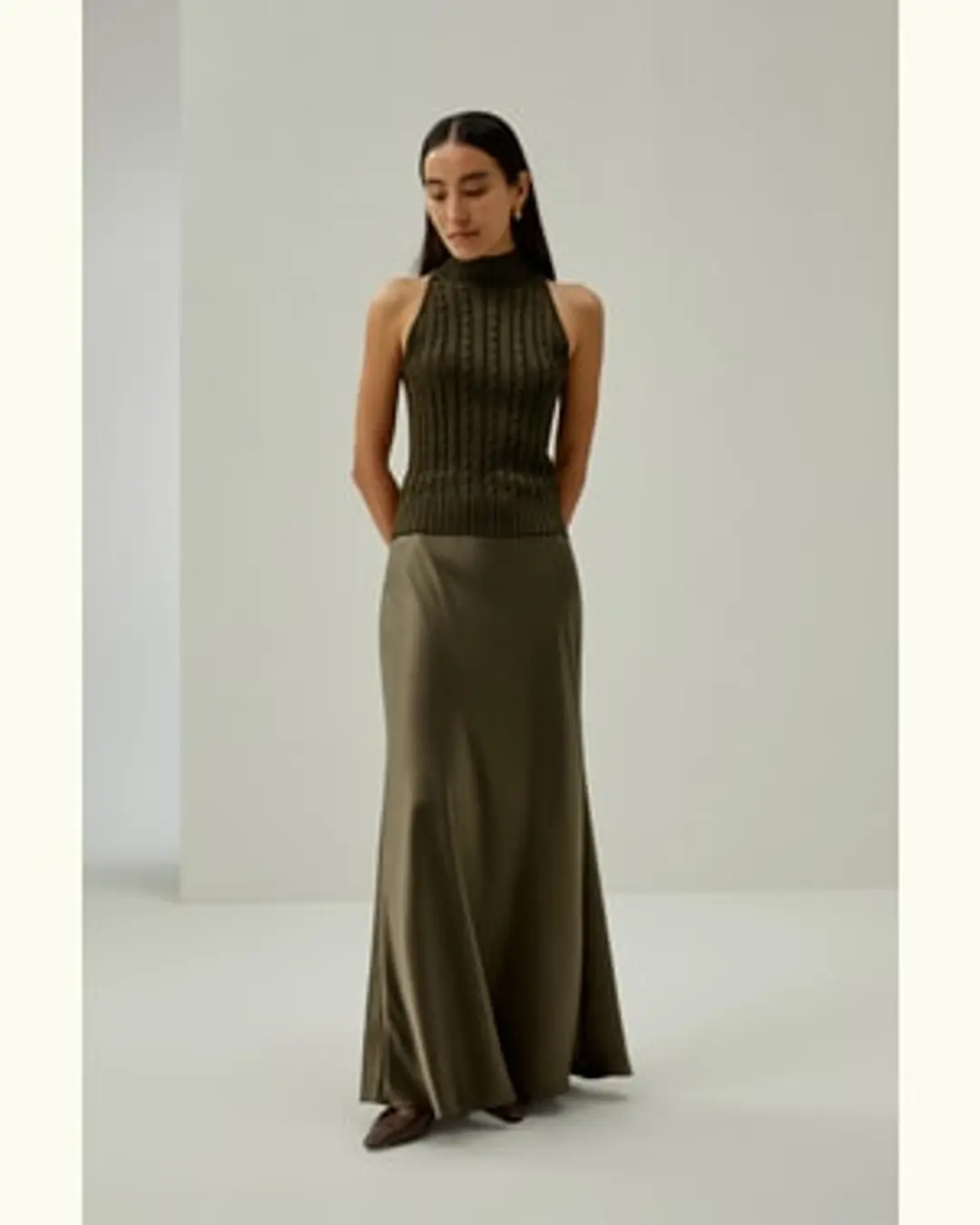 LILYSILK Jupe Longue En Soie Jupe Longue Et Coupe Droite À Ourlet Évasé Pure Soie Une Élégance Intemporelle Mettant En Valeur La Féminité Pin 48