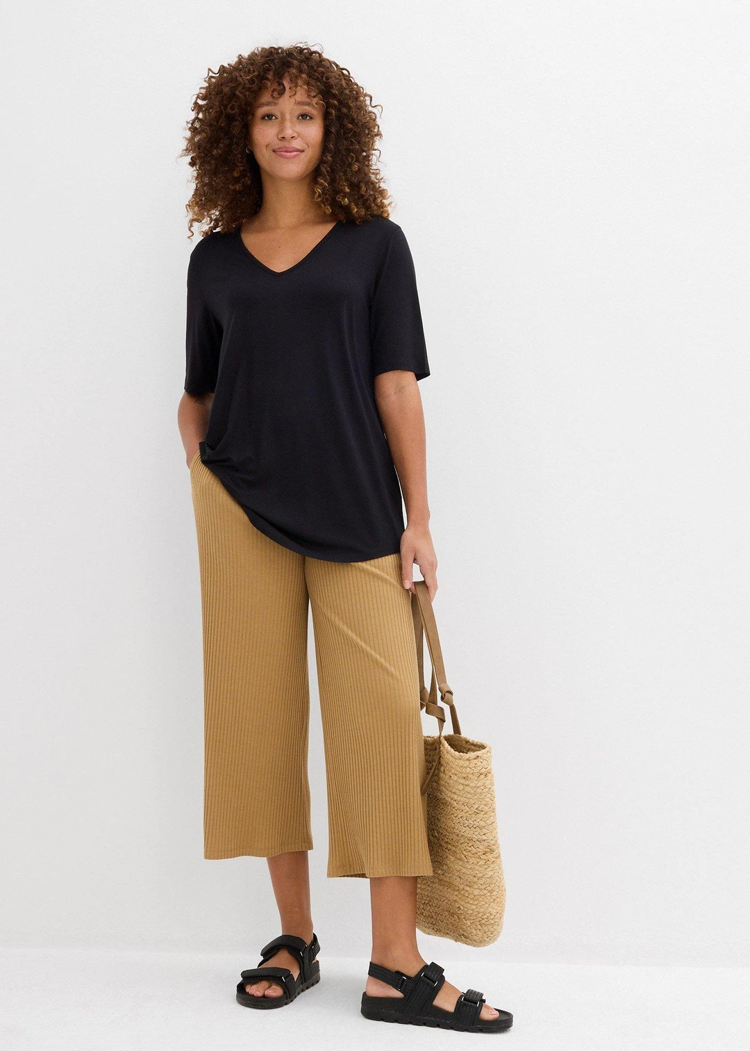 T-shirt long en viscose douce - 2