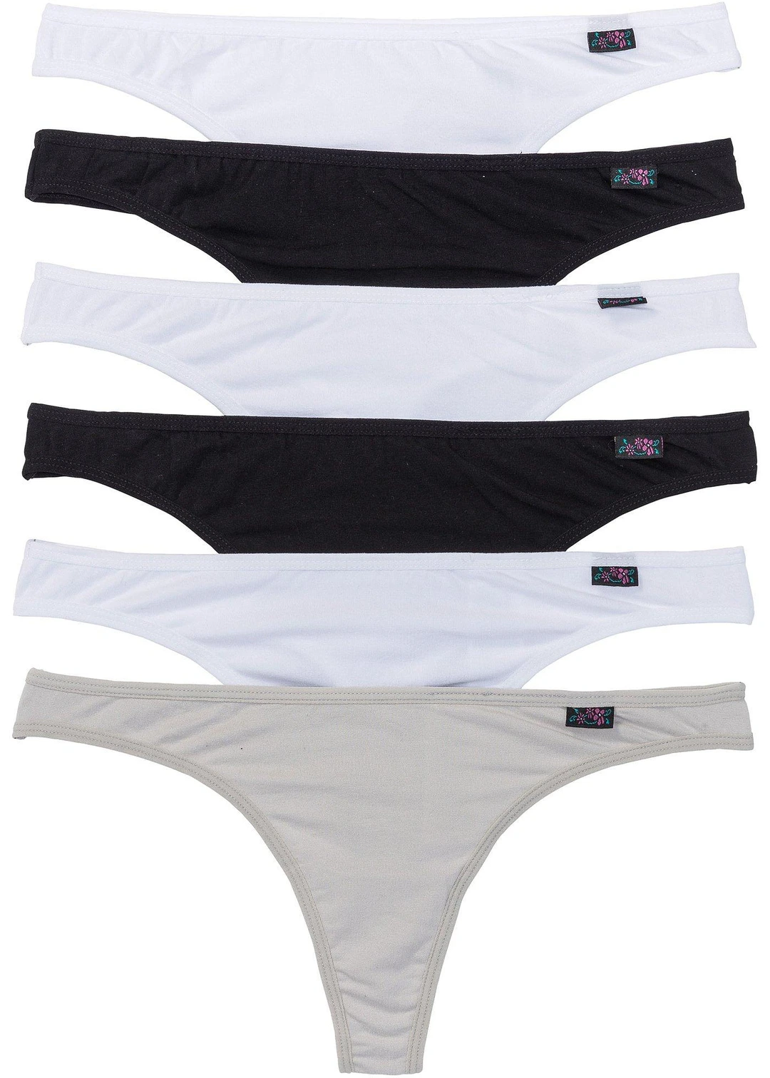 Lot de 6 strings coton