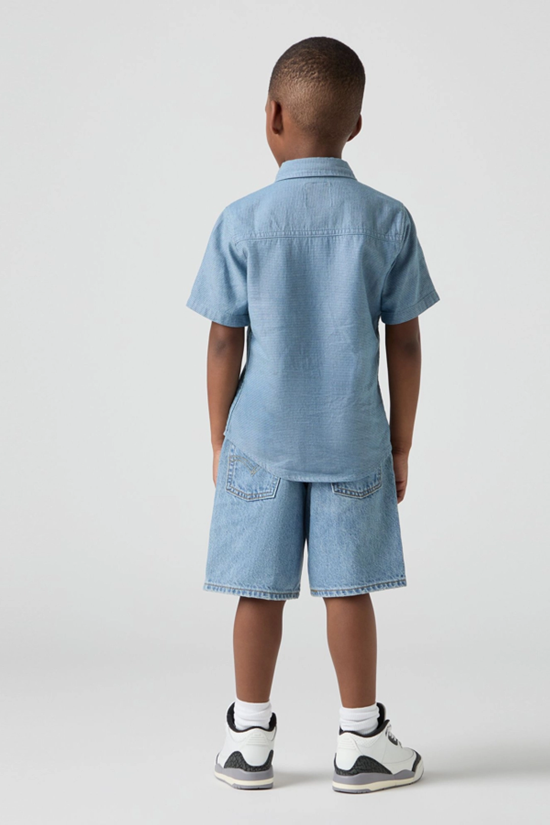 Levi's Teenager Skinny Fit Pull On Dobby Shorts - Homme - Bleu / Gravy Train No Destruction - 16A - 2