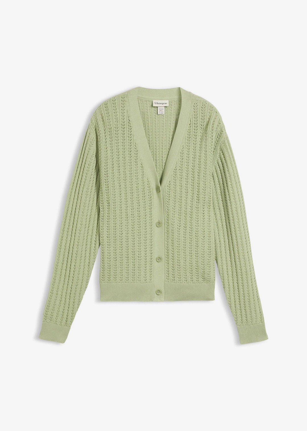 Gilet en maille ajourée avec lin