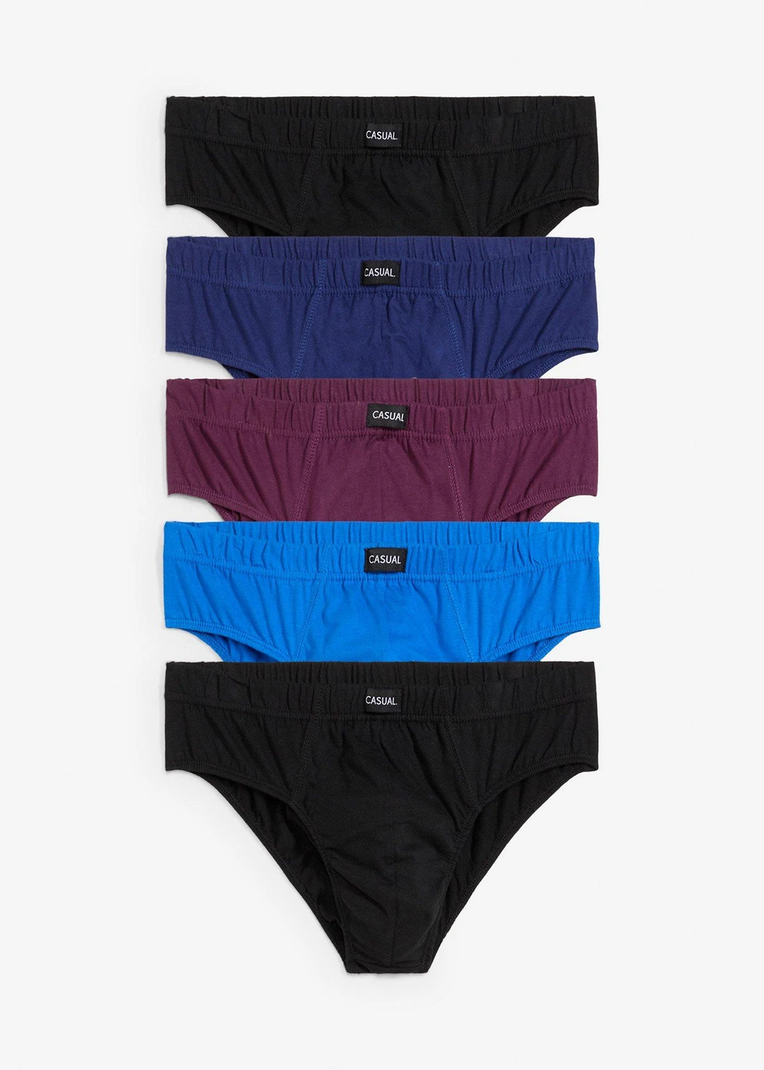 Lot de 5 slips maxi coton
