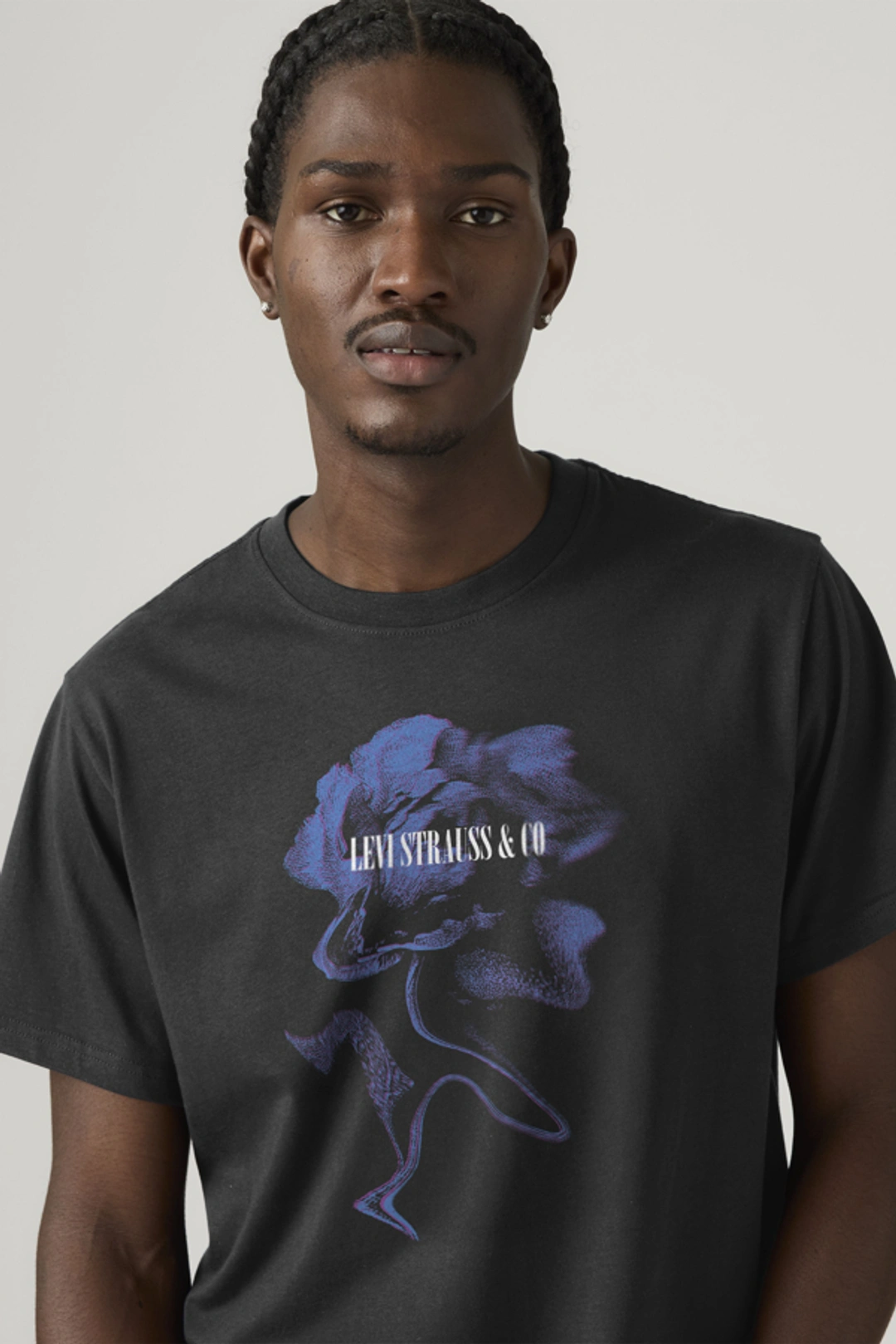 Levi's T Shirt Graphique Relaxed - Homme - Noir / Jet Black - 2XL - 2