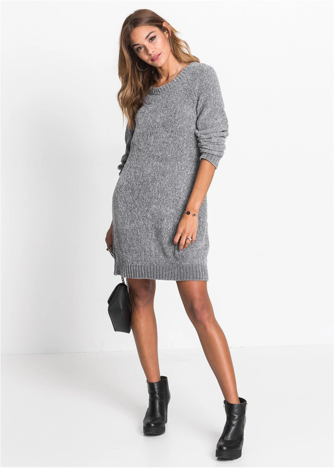 Robe en maille chenille oversize - 2