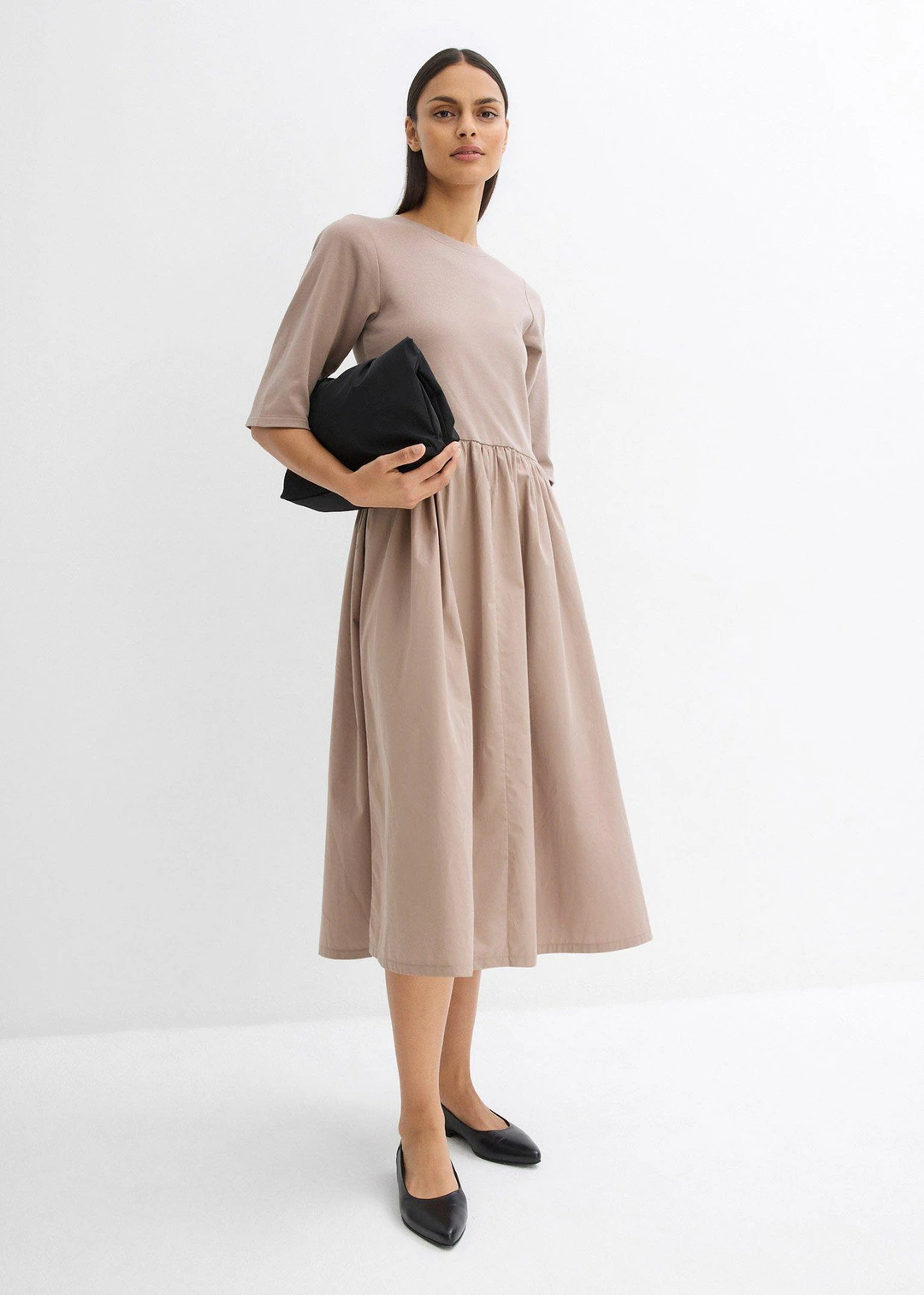 Robe midi 100% coton