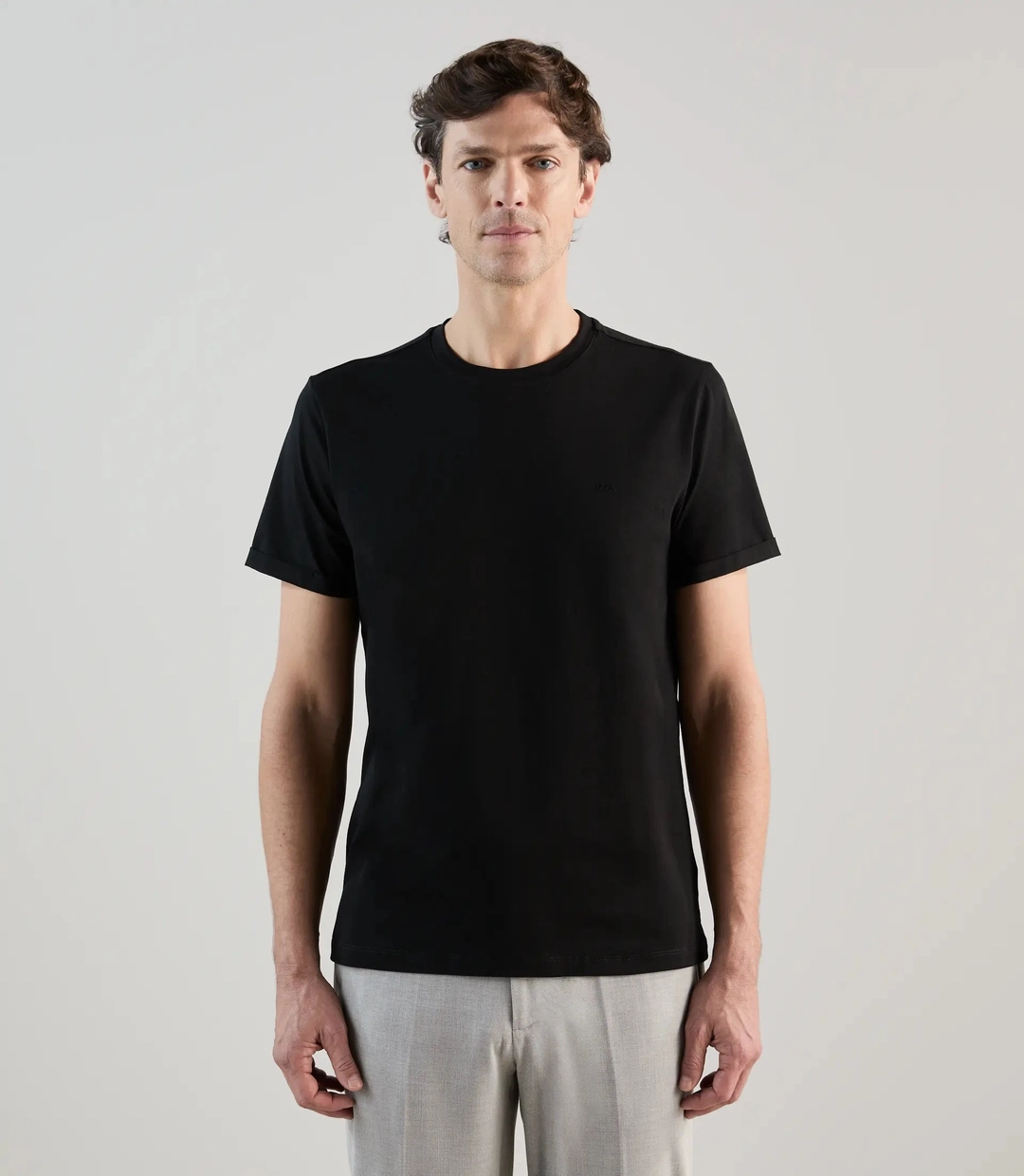 IZAC - T-shirt col rond noir