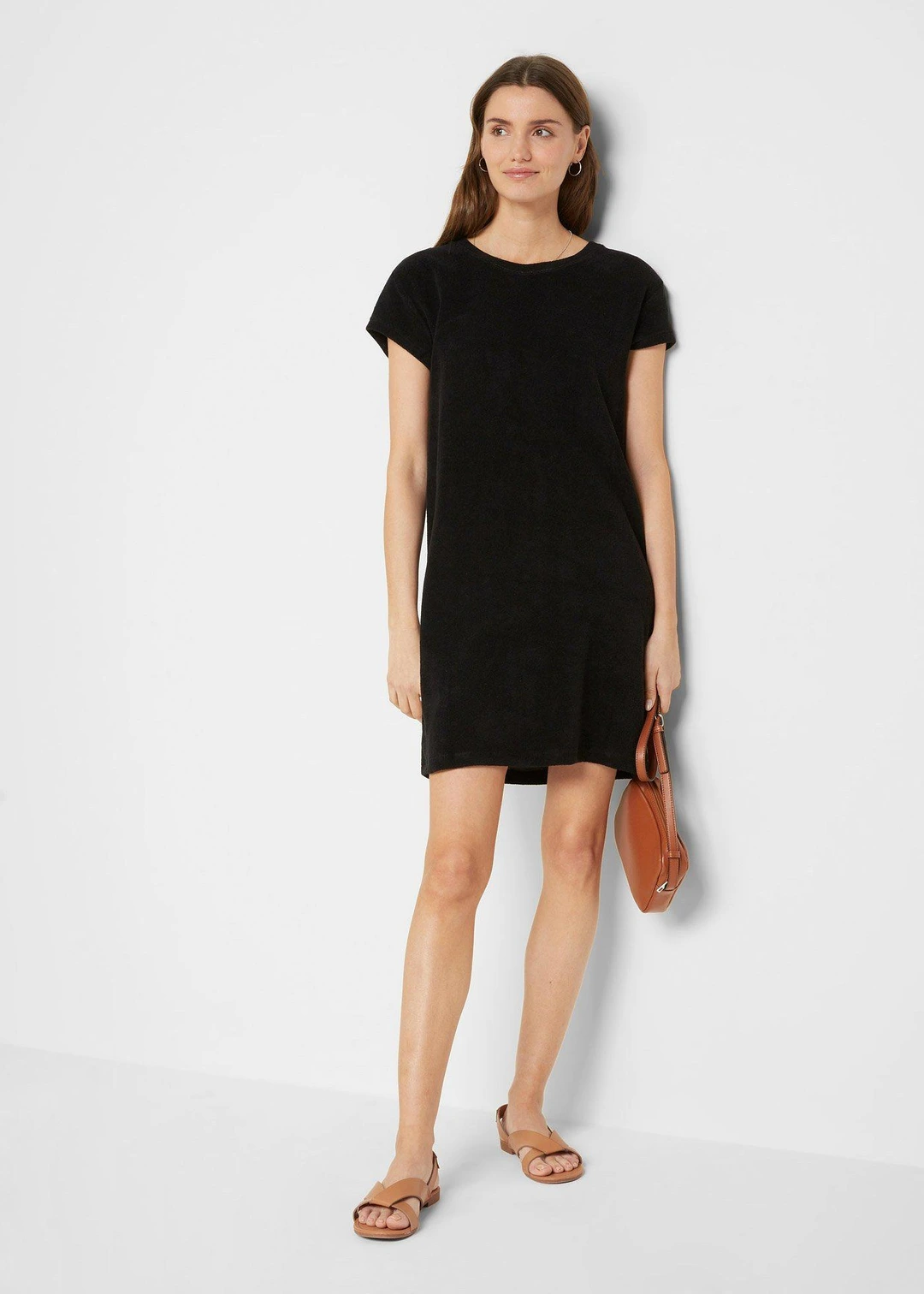Robe en jersey éponge - 2