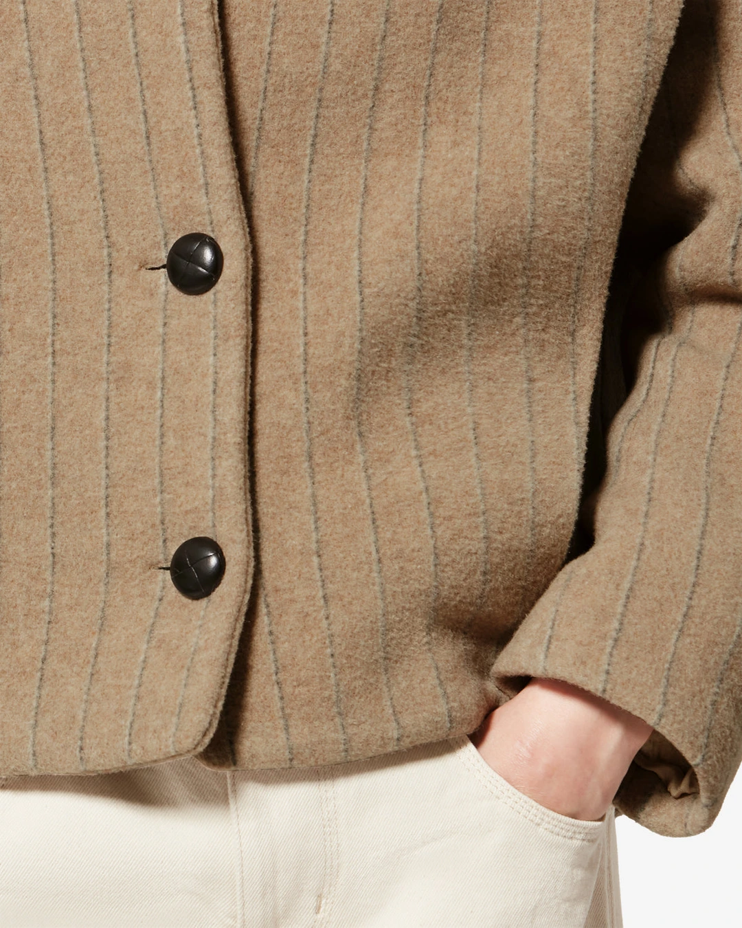 Manteau Dyogo - Femme - Écru - Taille 40 - 2