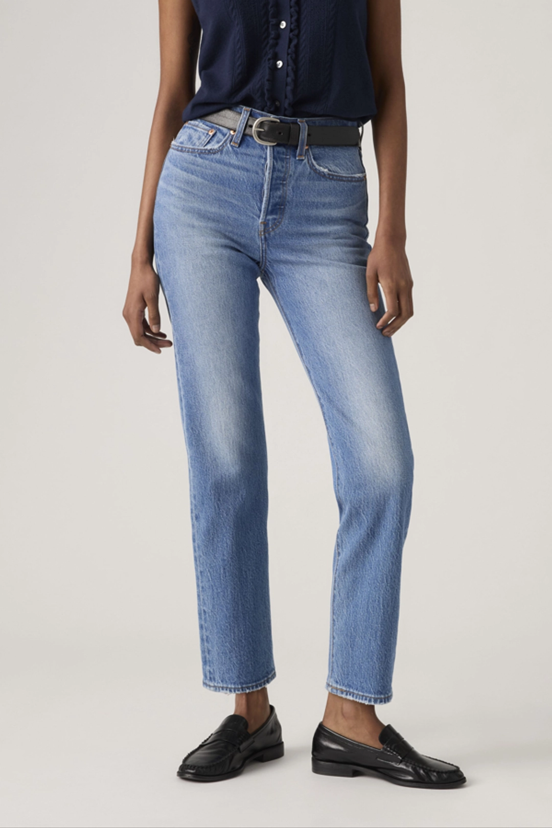 Levi's Jean Droit Wedgie - Femme - Bleu / Unstoppable Wear - 29X28 - 2