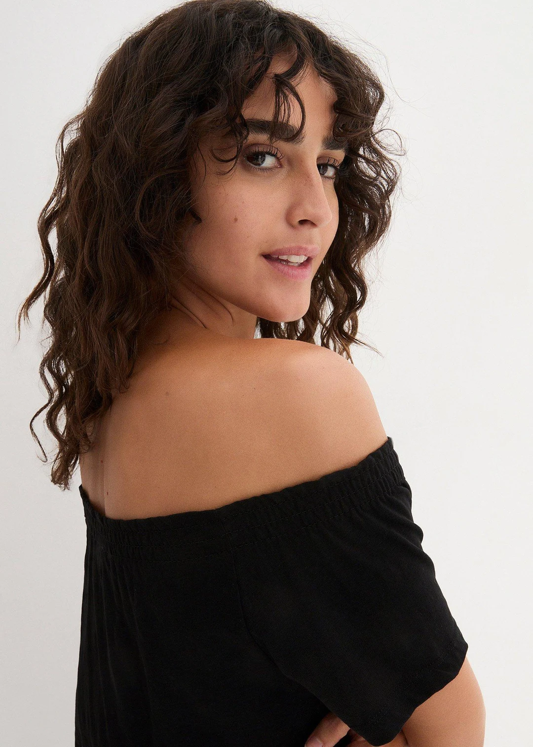 Robe à col Bardot en jersey 100% coton - 3